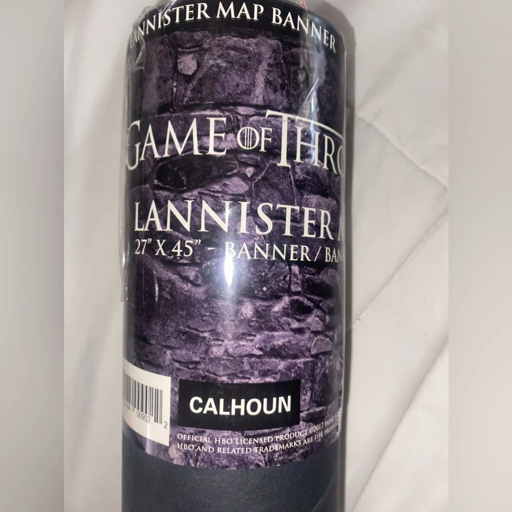 NWT Game of Thrones, Lannister, Calhoun Tournament, 27 x 45” Banner
